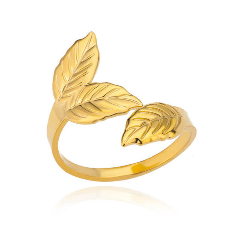 Offene verstellbare Ringe aus Edelstahl mit abstrakten und künstlerischen Motiven