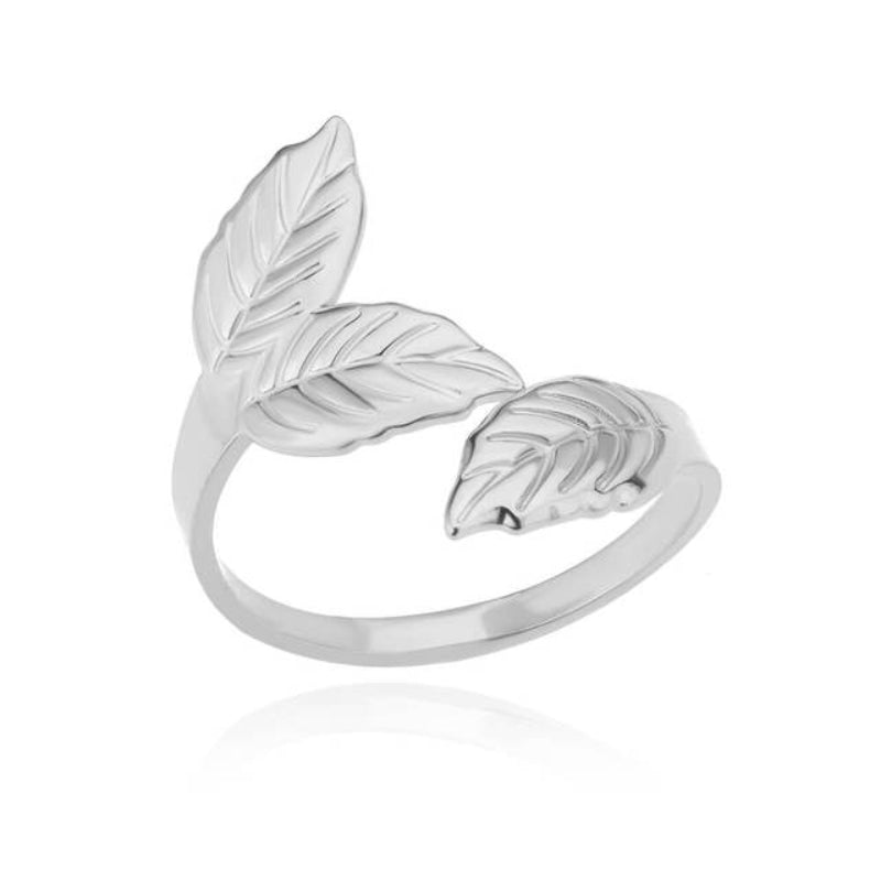 Offene verstellbare Ringe aus Edelstahl mit abstrakten und künstlerischen Motiven