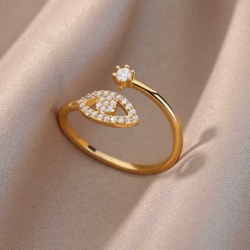 Verstellbare offene Ringe zum Stapeln und Schichten von Schmuck
