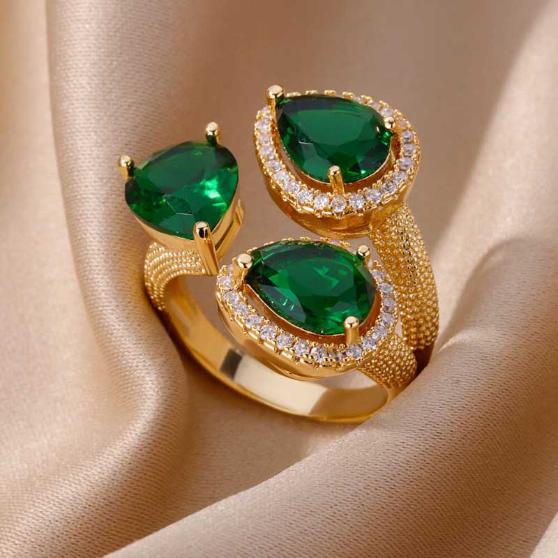 Verstellbare offene Ringe zum Stapeln und Schichten von Schmuck