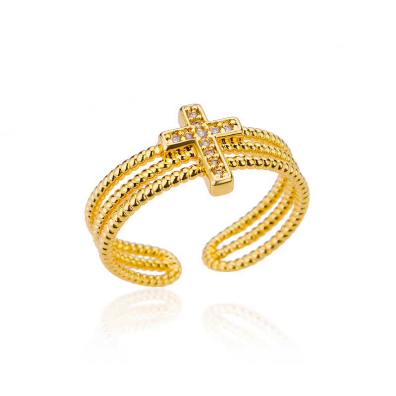 Stapelbare und verstellbare minimalistische Ringkollektion aus Gold und Silber