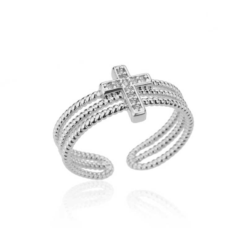 Stapelbare und verstellbare minimalistische Ringkollektion aus Gold und Silber