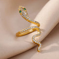 Carmiora - Schlange Elegant Ringe
