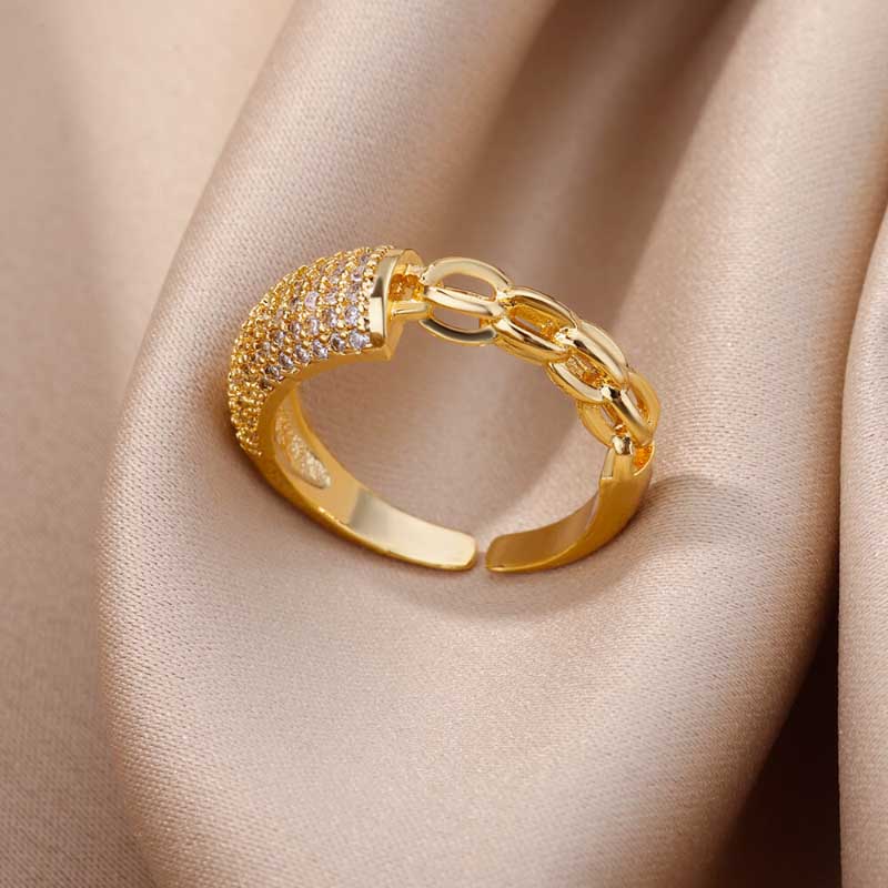 Edelstahl Vintage Stapelring Kollektion