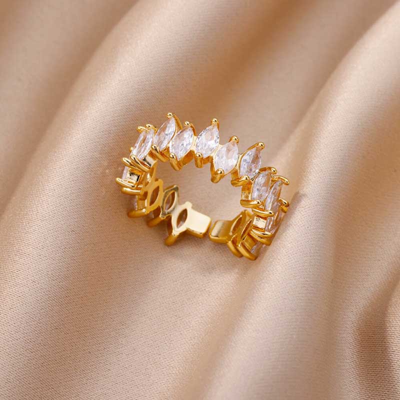 Edelstahl Vintage Stapelring Kollektion