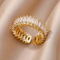 Carmiora - Prickelnd kubischer Zirkonia Ring