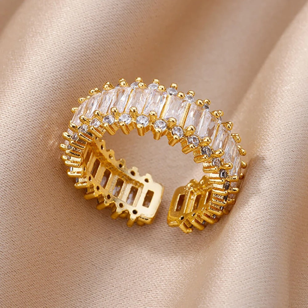 Carmiora - Prickelnd kubischer Zirkonia Ring