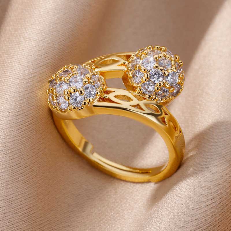 Edelstahl Vintage Stapelring Kollektion