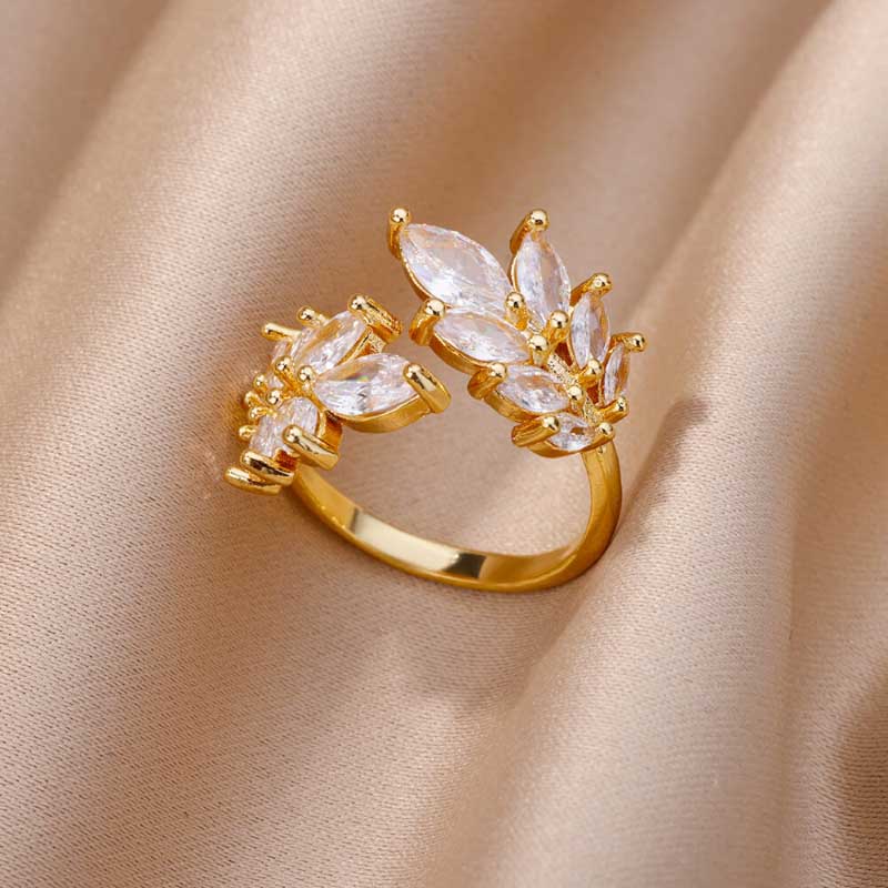 Verstellbare offene Ringe zum Stapeln und Schichten von Schmuck