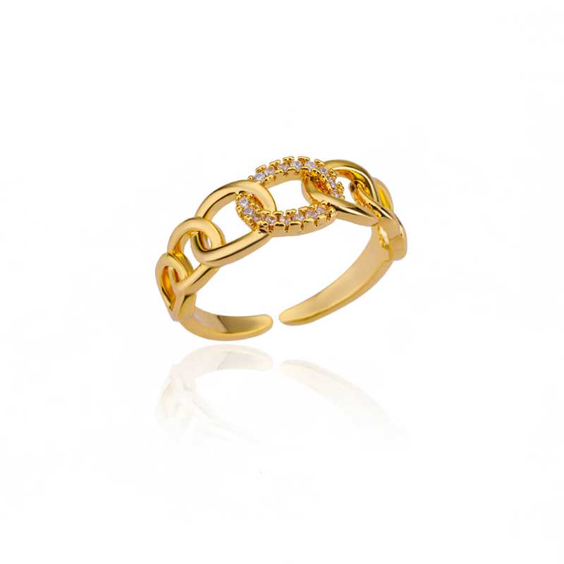 Stapelbare und verstellbare minimalistische Ringkollektion aus Gold und Silber