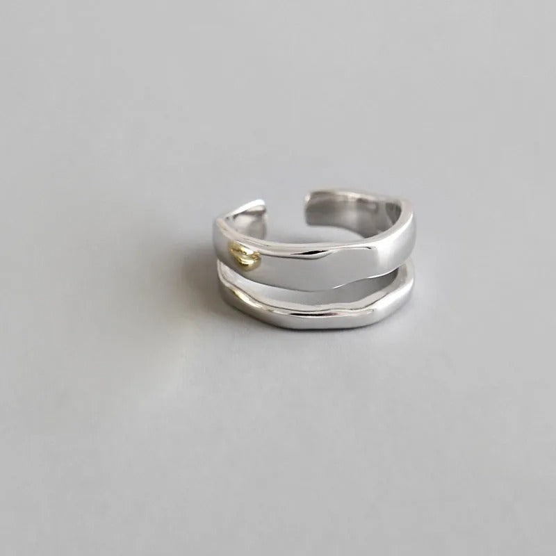 Carmiora - Sophisticated Geometrischer Twist-Ring