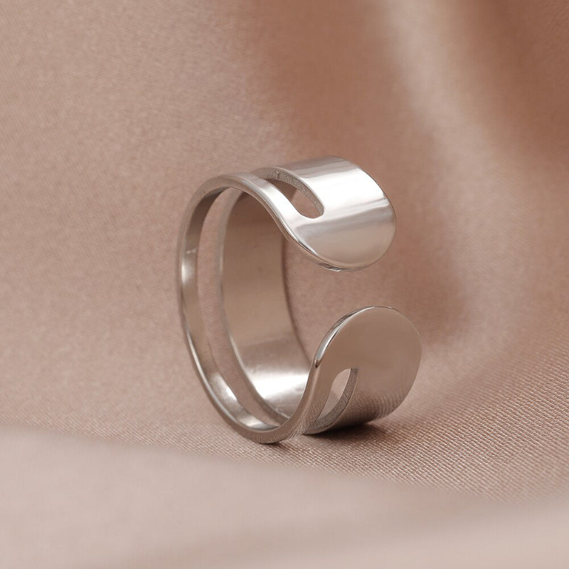 Exquisite, ausgehöhlte, verstellbare Gänseblümchen-Blumenringe