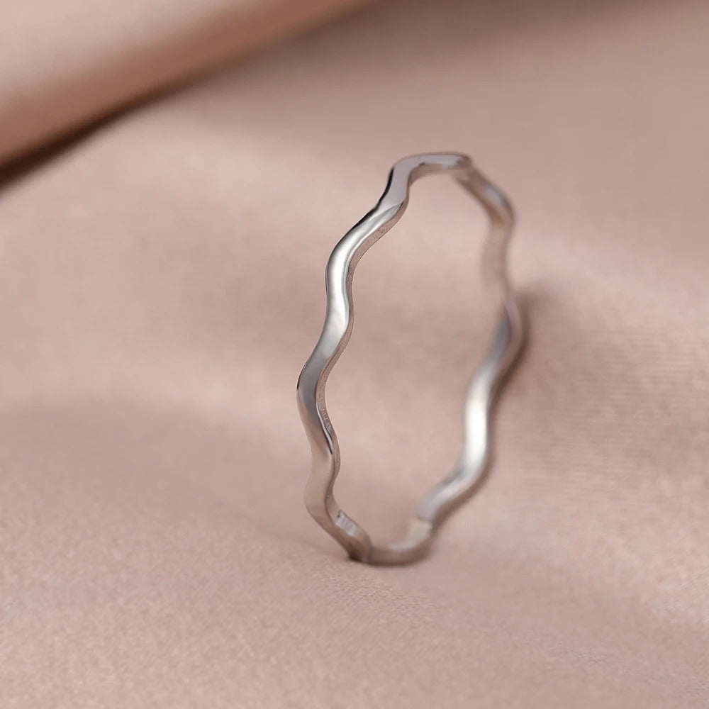 Carmiora - Exquisit Meereswellen-Ring