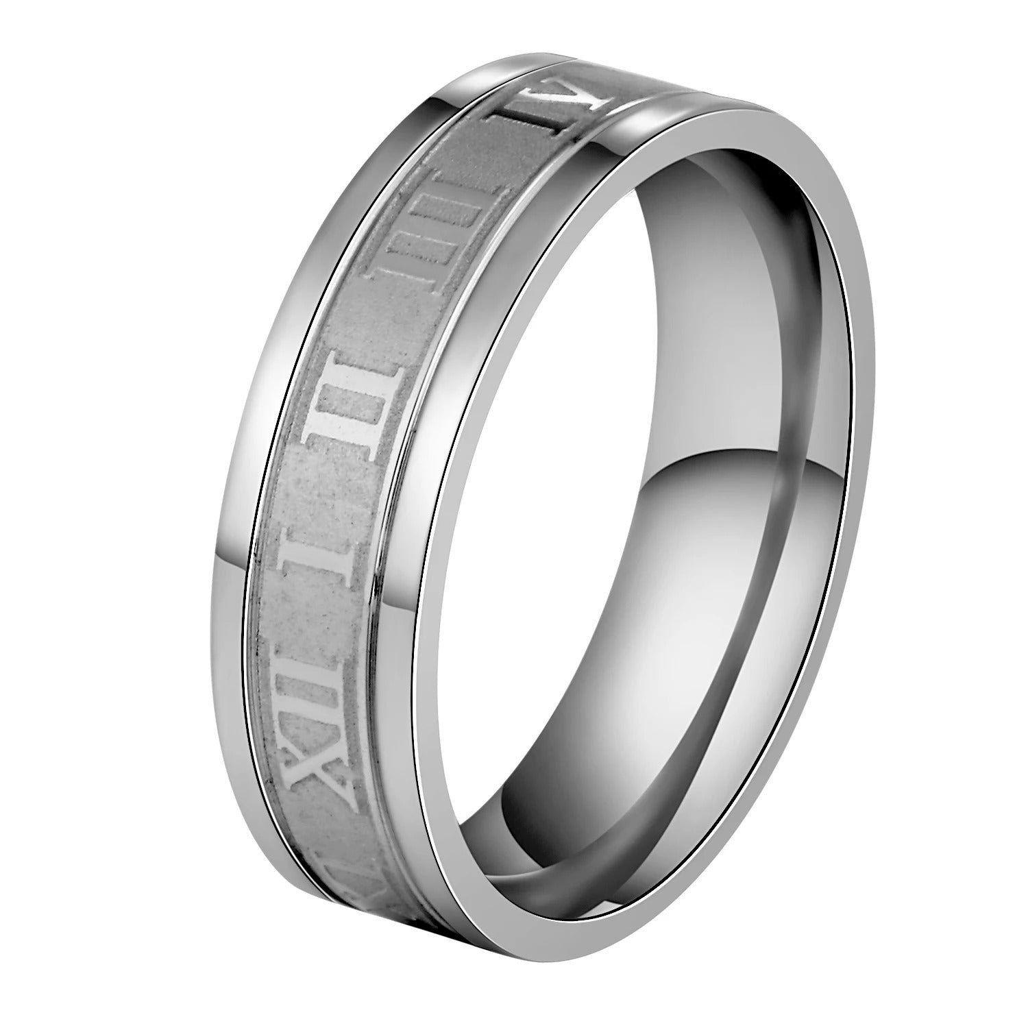 Carmiora - Zeitloser Ring mit römischen Ziffern