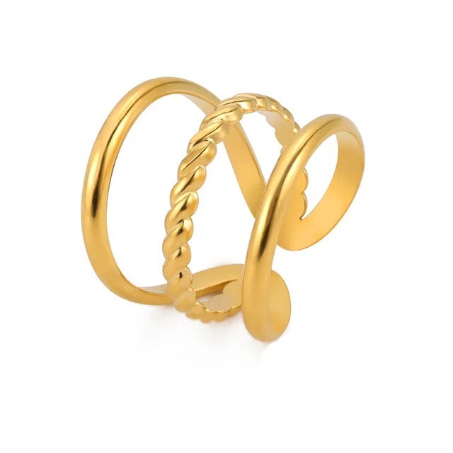 Chavri- Verstellbarer Frauen Fingerring