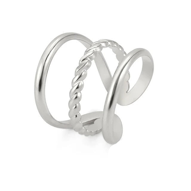 Chavri- Verstellbarer Frauen Fingerring