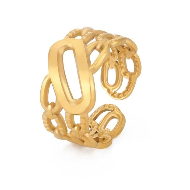 Carmiora- Verstellbarer Frauen Fingerring