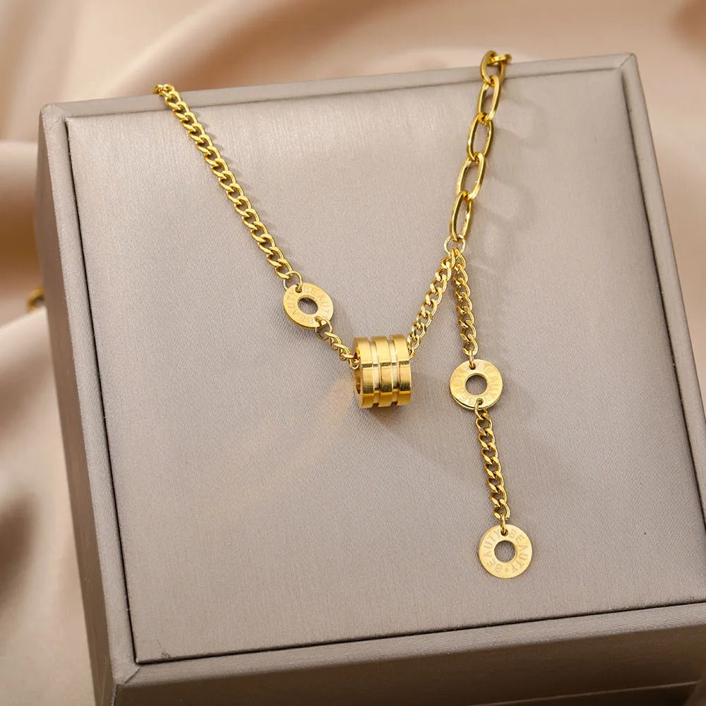 Carmiora - Zweistufige Modische Halskette