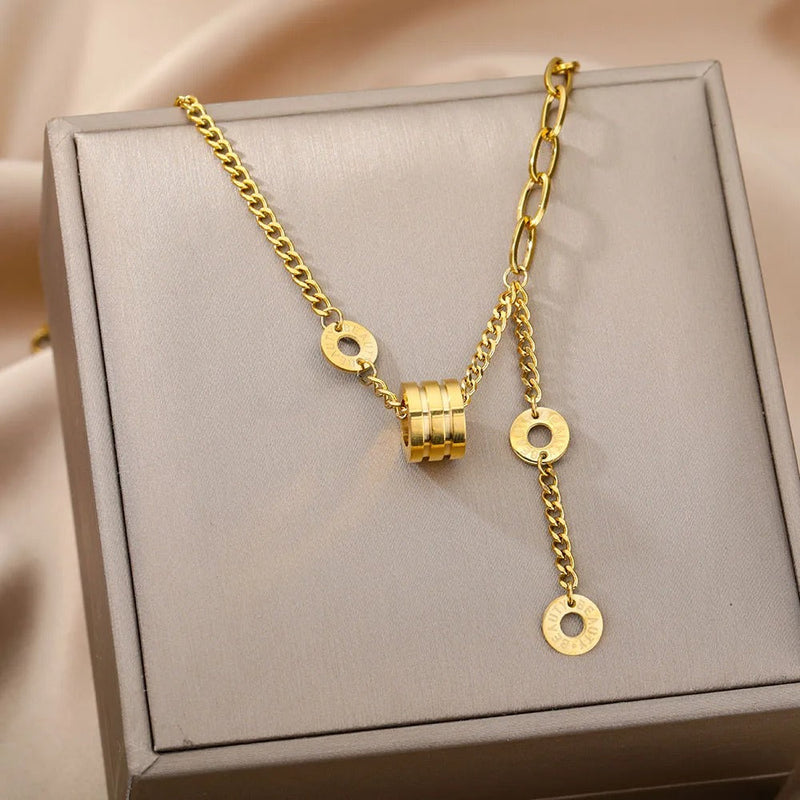 Carmiora - Zweistufige Modische Halskette