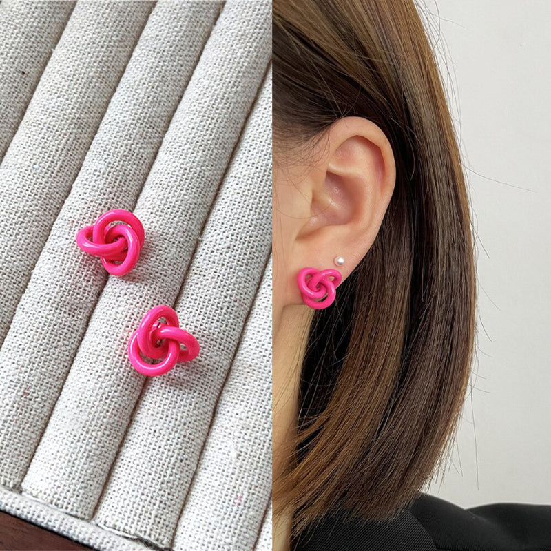 „Everything is Pink“-Kollektion geometrischer Statement-Ohrringe