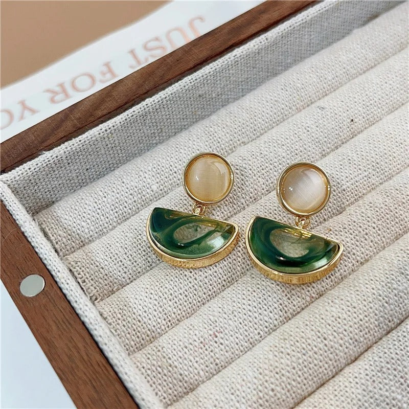 Carmiora - Geometrische Vintage-Ohrringe