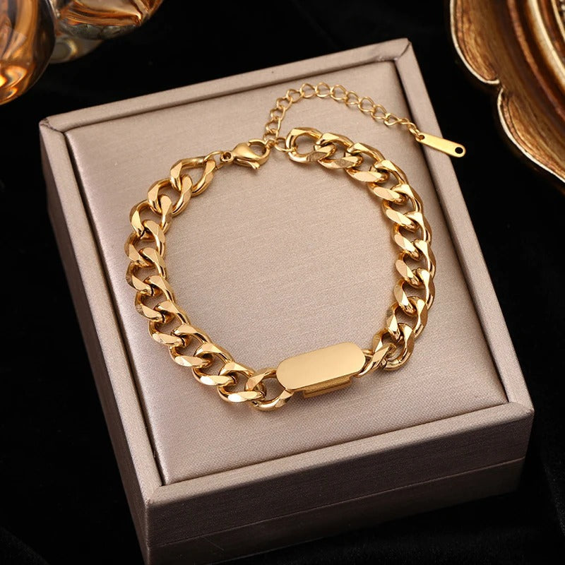 Carmiora - Kettenarmband aus Edelstahl
