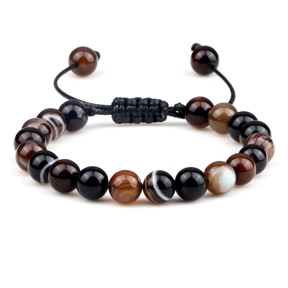 Carmiora - Erdiges Perlenarmband