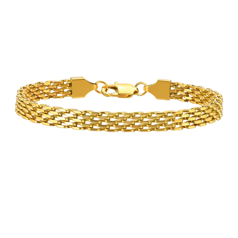 Edelstahl-Kettenarmband für Damen