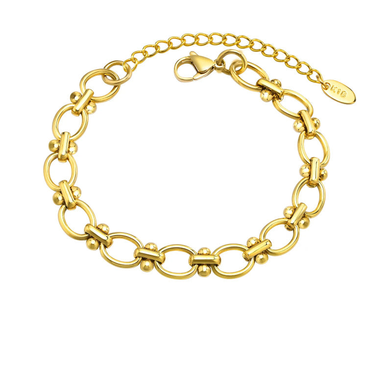 Edelstahl-Kettenarmband für Damen