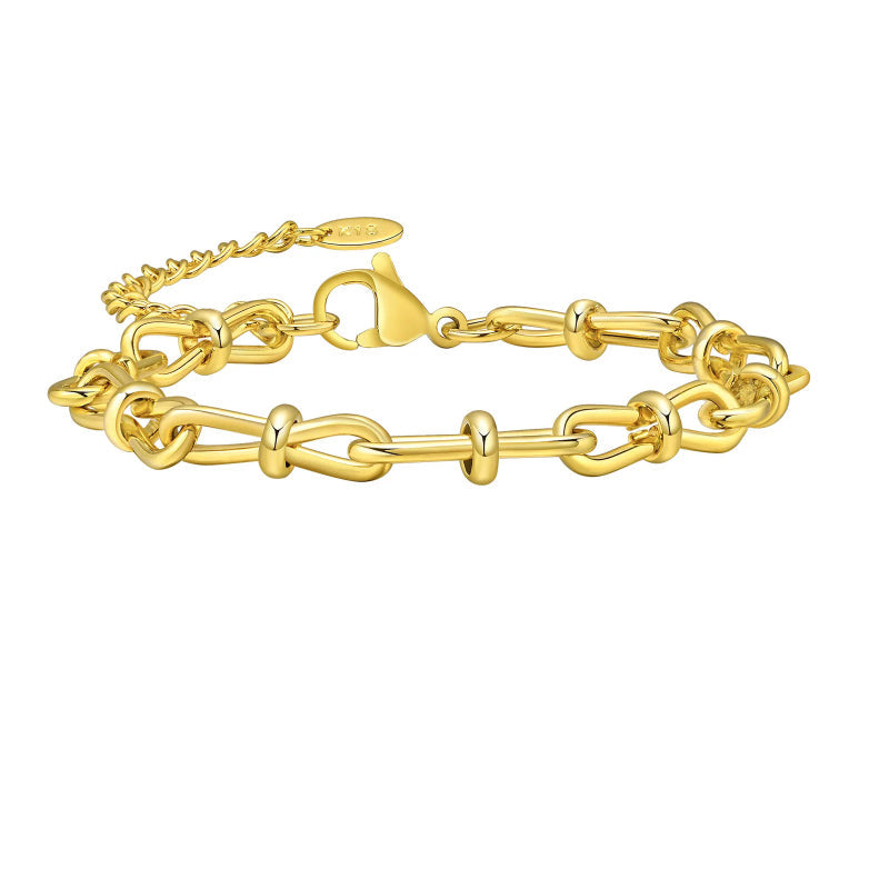 Edelstahl-Kettenarmband für Damen