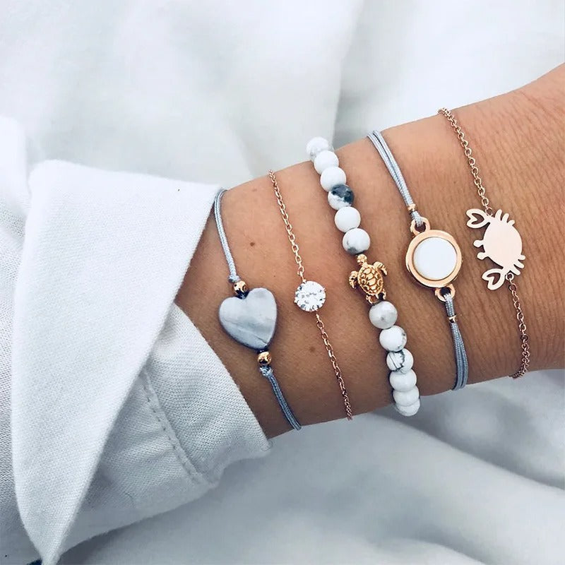 Carmiora - Geometrisches Boho-Fusion-Armband