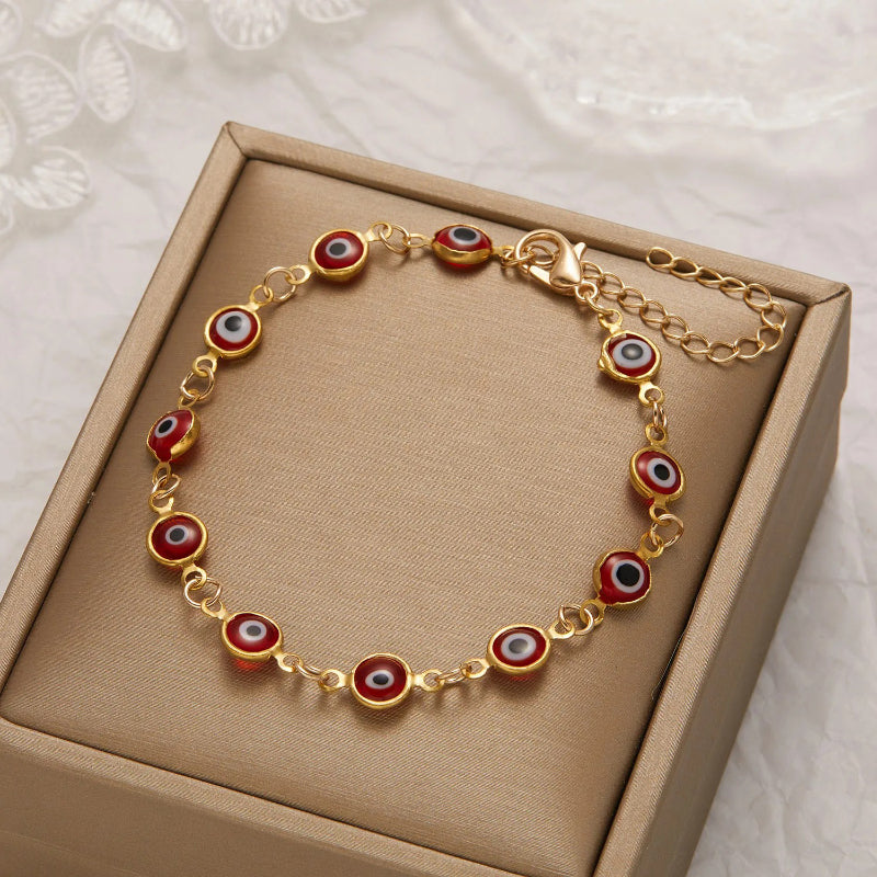 Bezauberndes Glücksauge-Armband für Damen