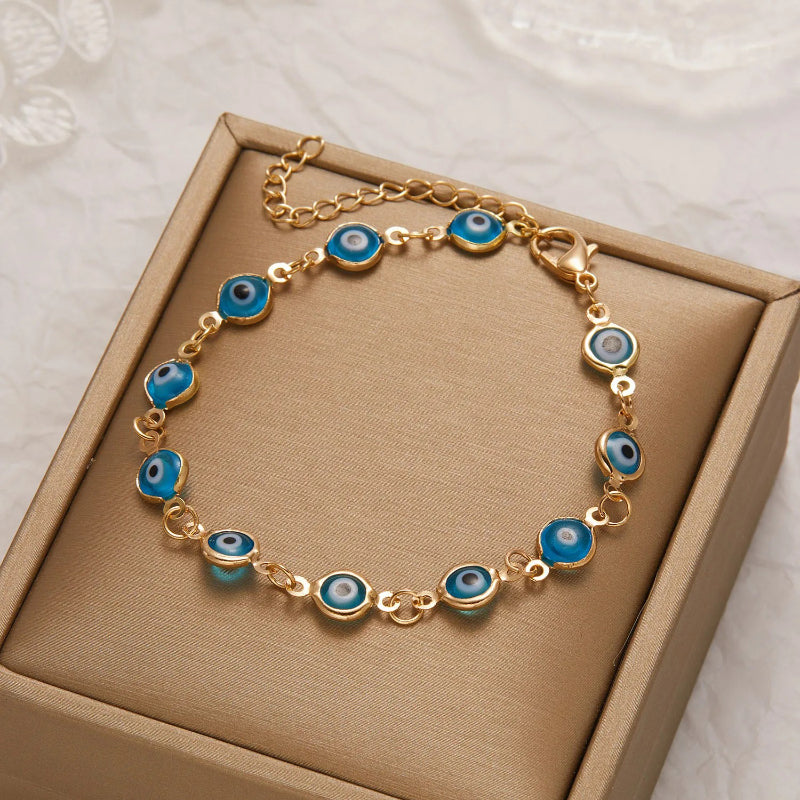 Bezauberndes Glücksauge-Armband für Damen