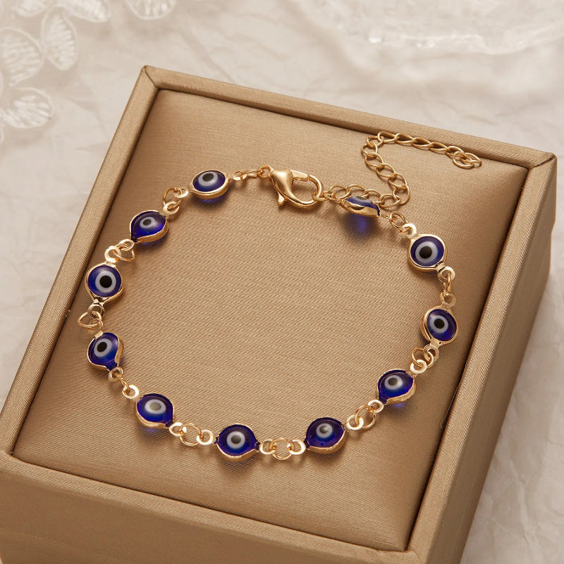 Bezauberndes Glücksauge-Armband für Damen