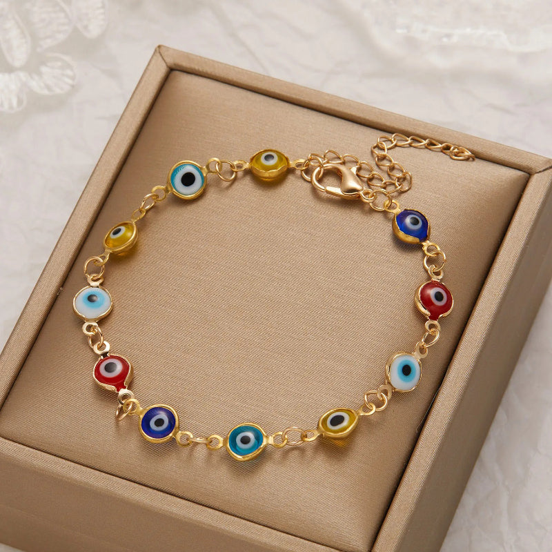 Bezauberndes Glücksauge-Armband für Damen