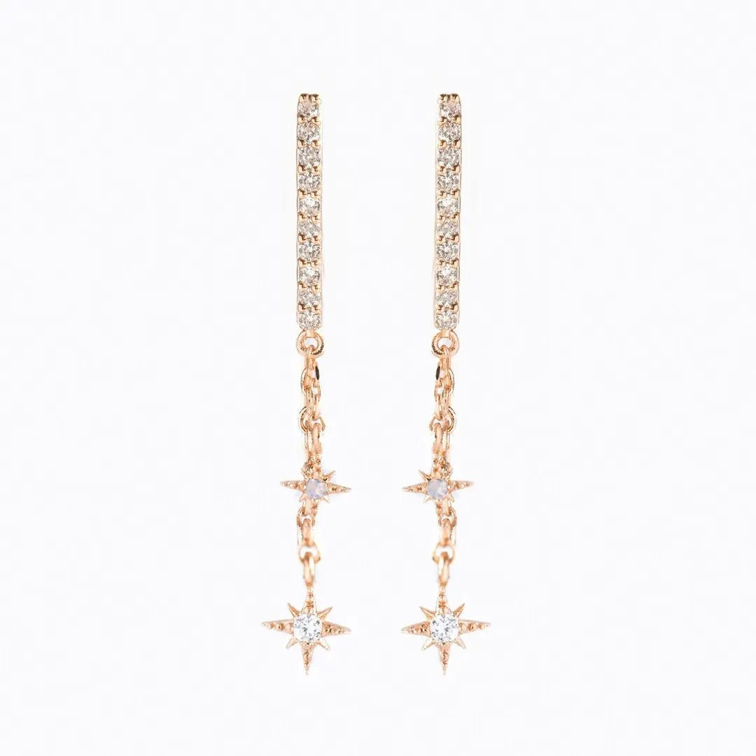 Chavri - Glamouröse CK-Reifen-Ohrringe