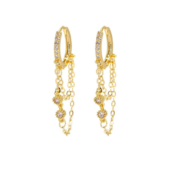 Carmiora - Kettenohrringe Baumelnd