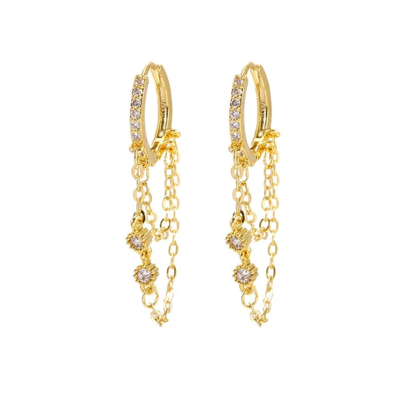 Carmiora - Kettenohrringe Baumelnd