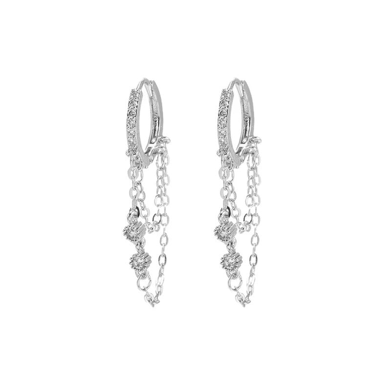 Chavri - Kettenohrringe Baumelnd