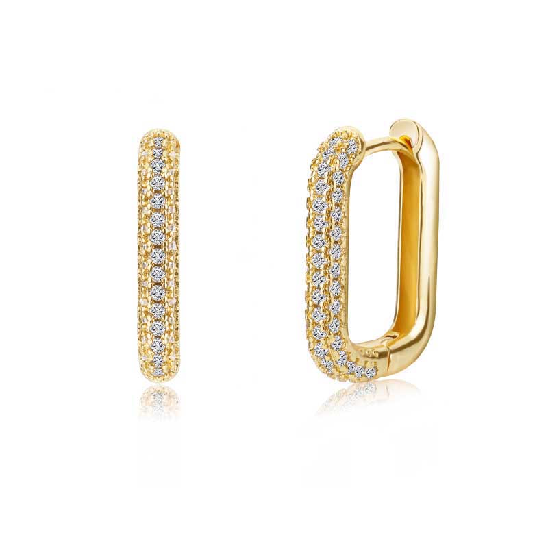 U-förmige Creolen-Kollektion aus Edelstahl