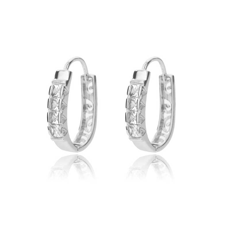 U-förmige Creolen-Kollektion aus Edelstahl