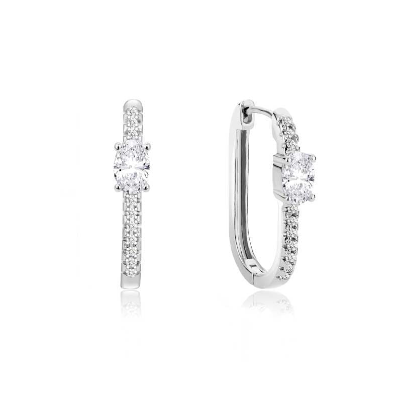 U-förmige Creolen-Kollektion aus Edelstahl