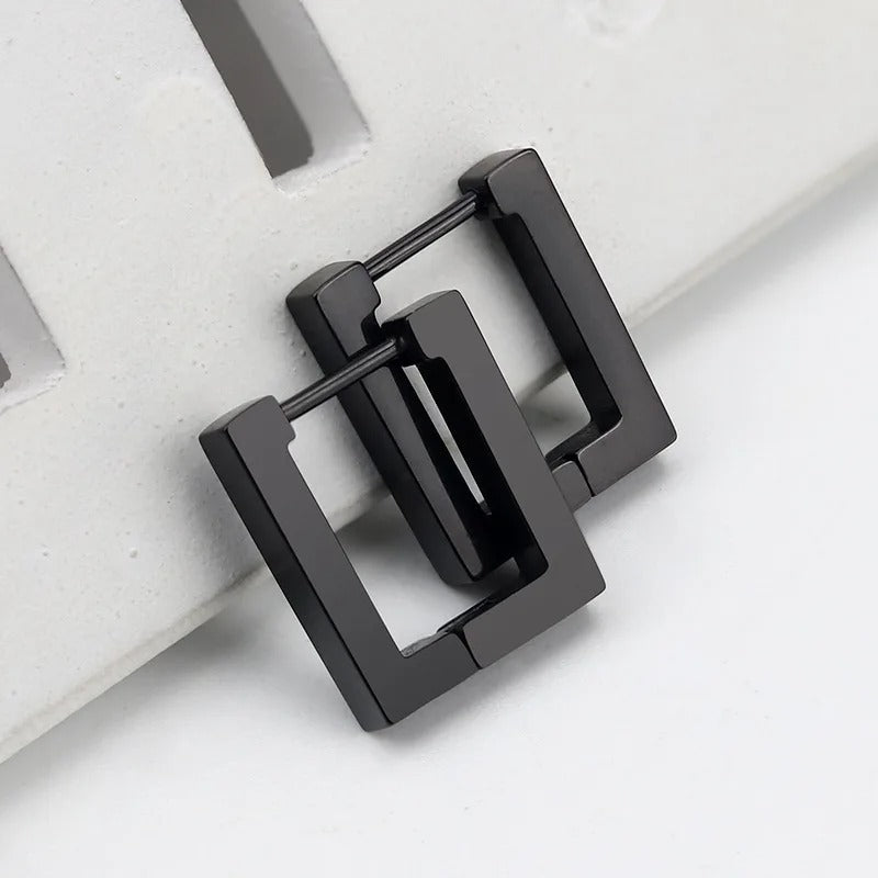 Edelstahl Mini Geometrische Mode Ohrringe