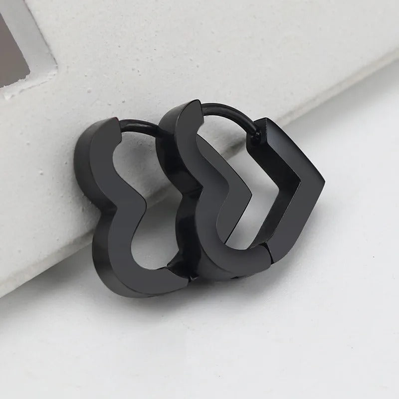 Edelstahl Mini Geometrische Mode Ohrringe