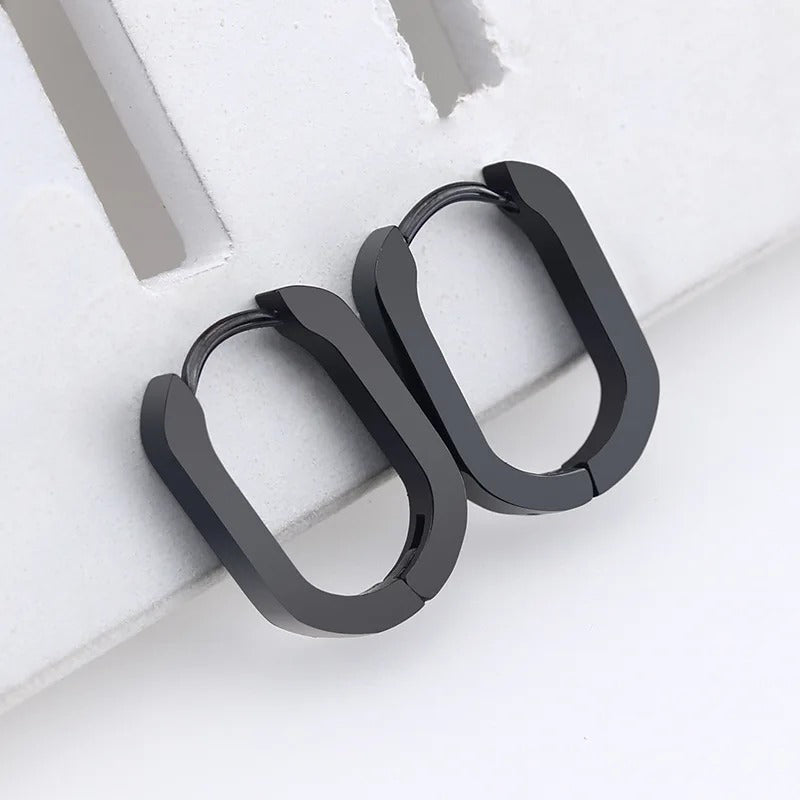 Edelstahl Mini Geometrische Mode Ohrringe