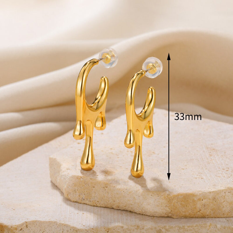 Abstrakte und geometrische Mode-Ohrring-Kollektion