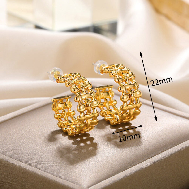 Abstrakte und geometrische Mode-Ohrring-Kollektion