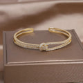 Carmiora - Knotfinity Zirkonium-Armband