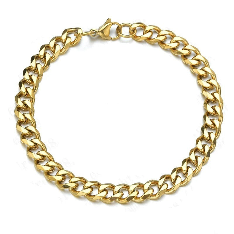 Carmiora - Elegantes Curb-Kettenarmband