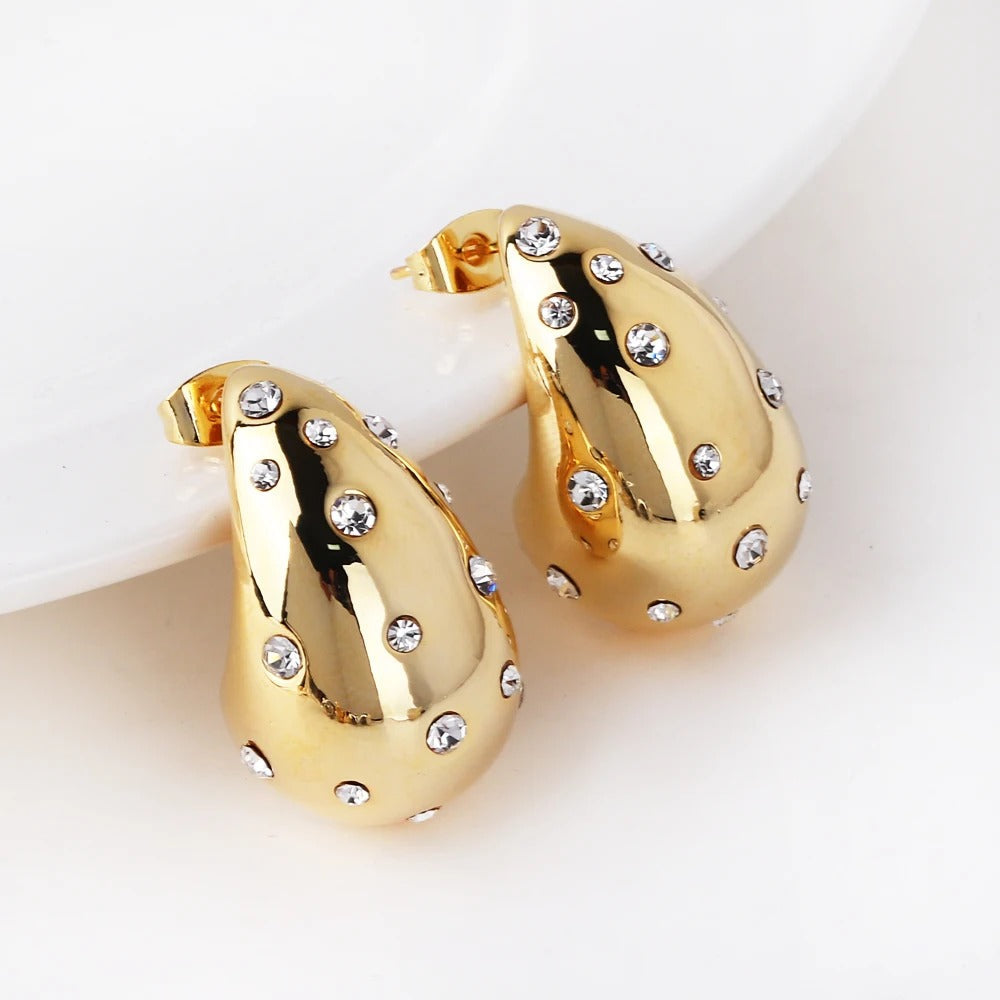 Carmiora - Liquid drop Zirkon Ohrringe